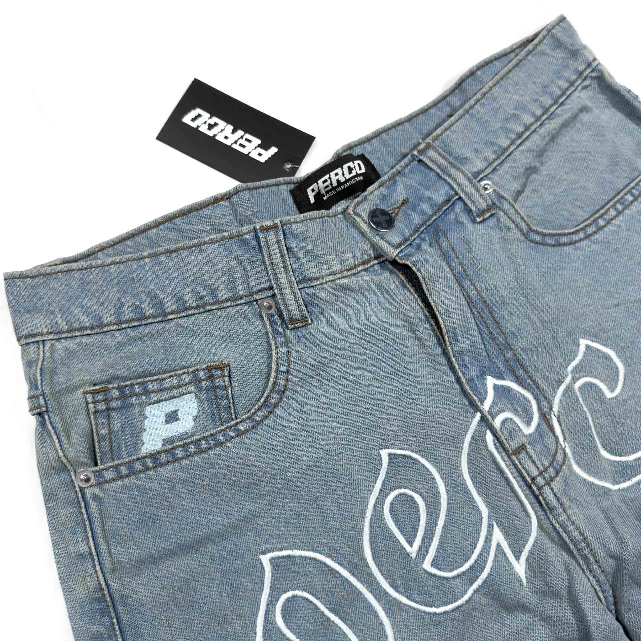 DENIM LIGHT JORT