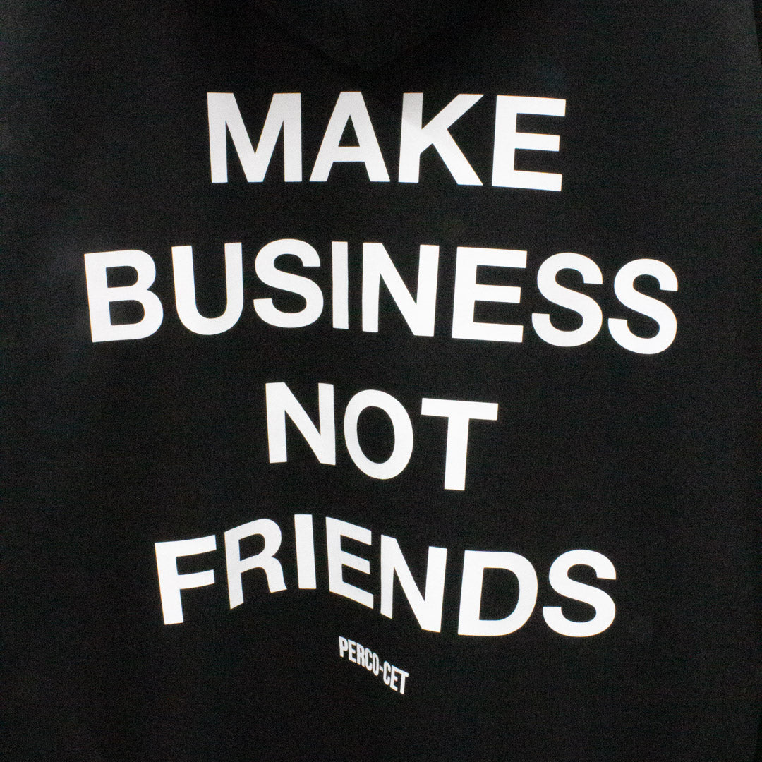 BUSINESS HOODIE BLACK - PercocetCompany