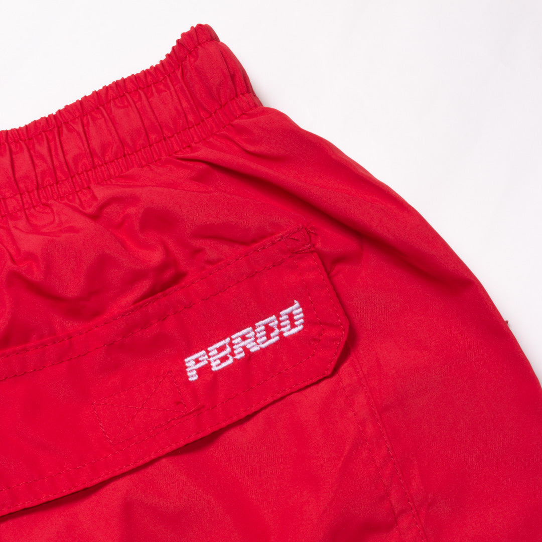 RED SWIM SHORTS - PercocetCompany