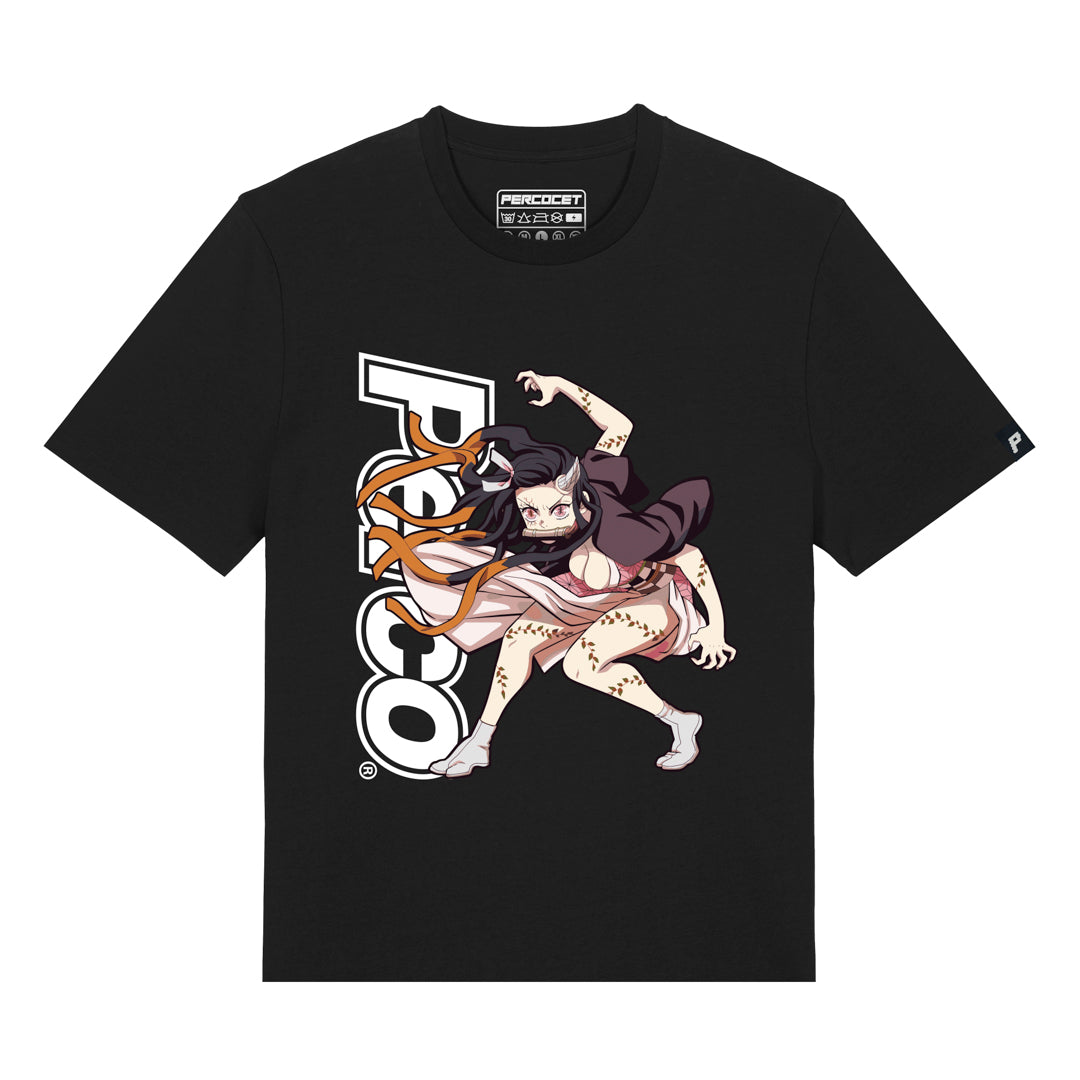 NEZUKO TEE BLACK