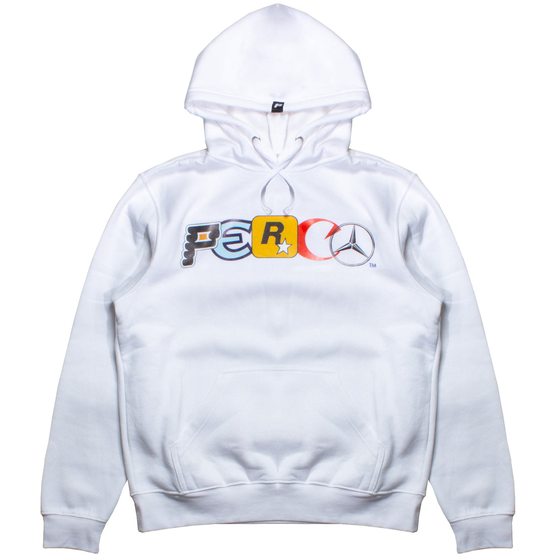 LOGO WHITE HOODIE