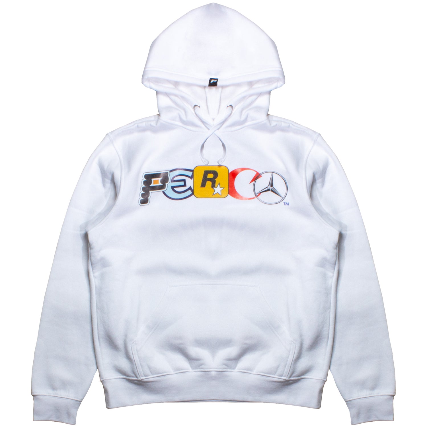 LOGO WHITE HOODIE