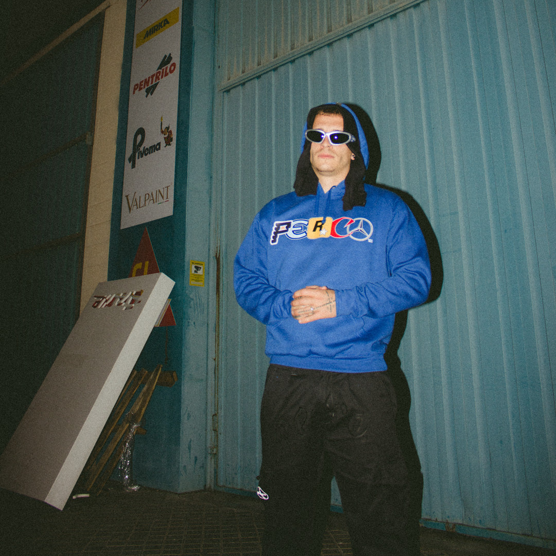 LOGOS BLUE HOODIE