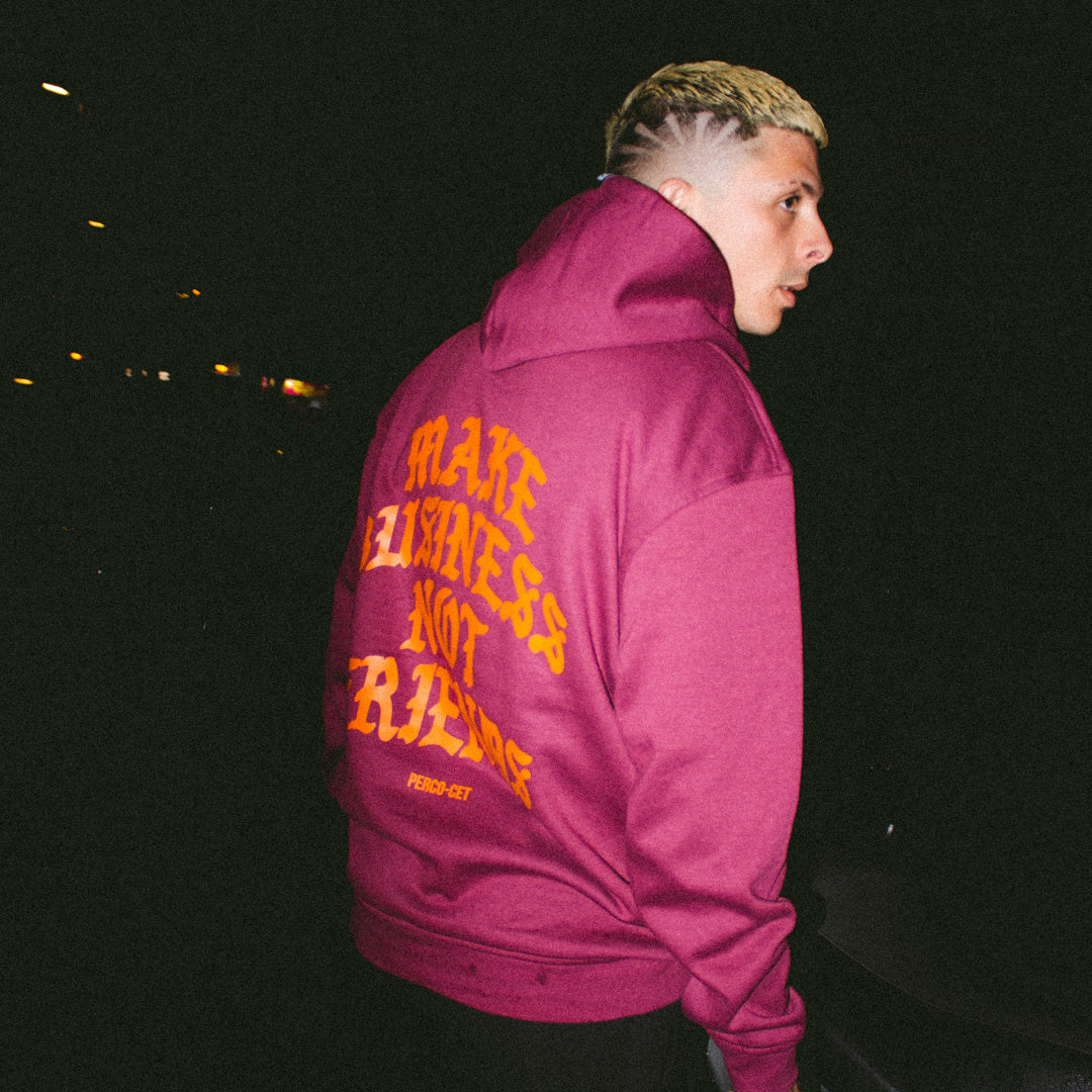 MBNF BURGUNDY HOODIE