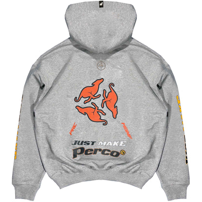JUST GREY HOODIE