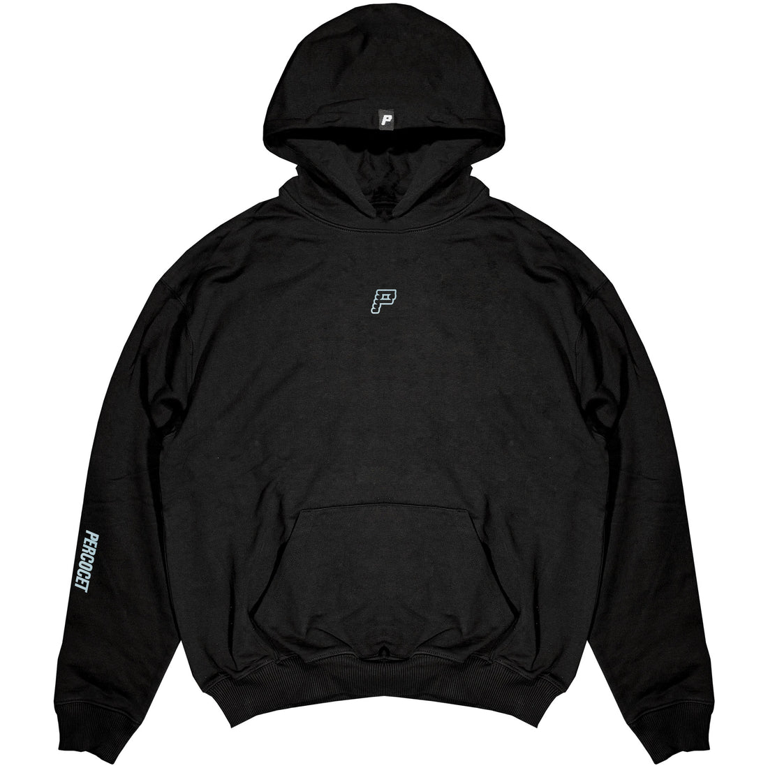 ESSENTIALS BLACK HOODIE