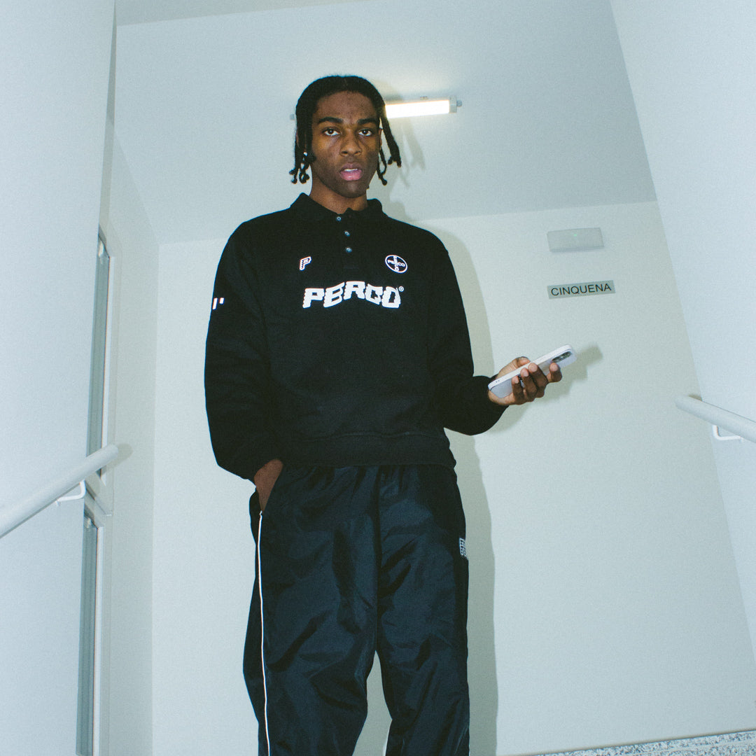 POLO 3PS BLACK JERSEY