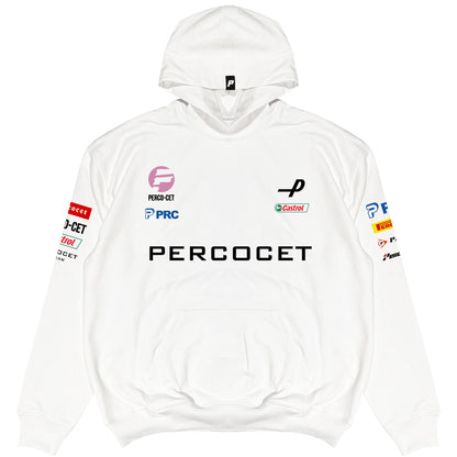 F1 WHITE HOODIE 500