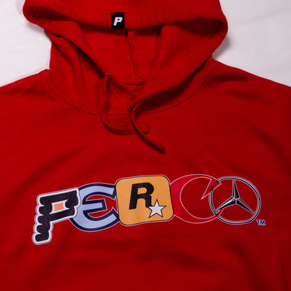 LOGOS RED HOODIE - Percocet Company