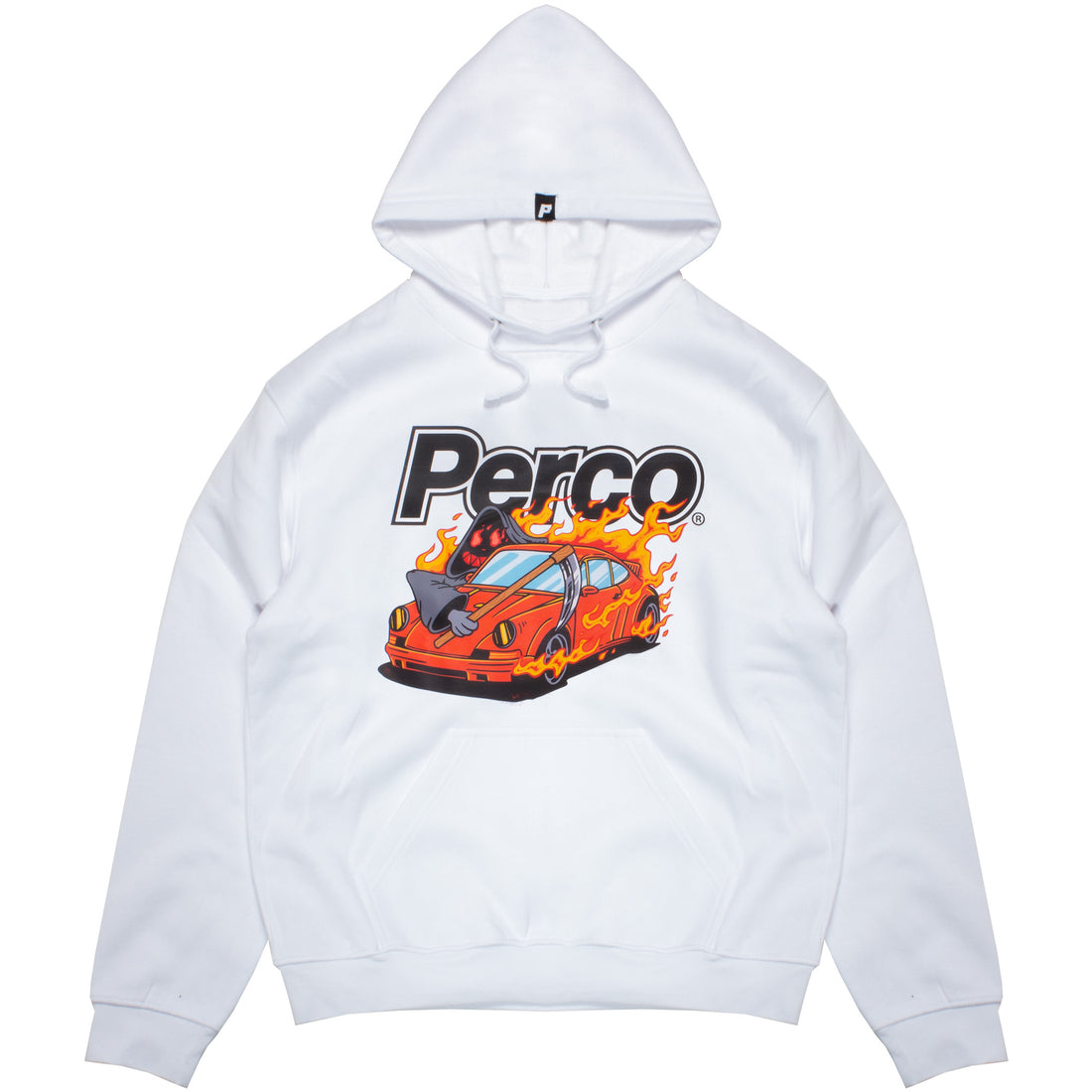 GR CAR WHITE HOODIE