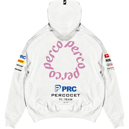 F1 WHITE HOODIE 500