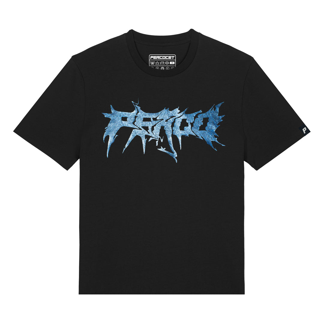 BLUE METAL TEE BLACK