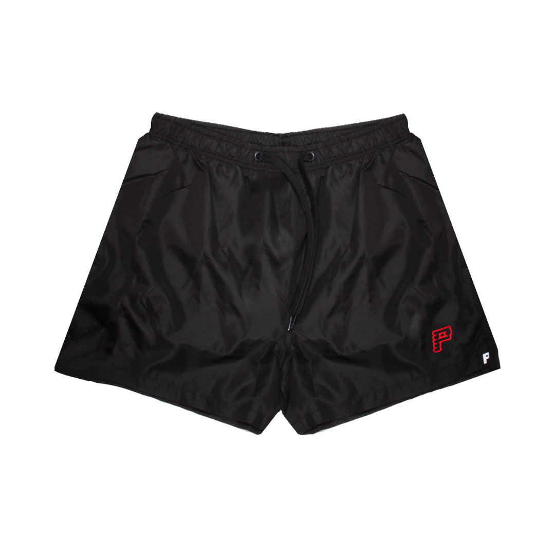 BLACK SWIM SHORTS