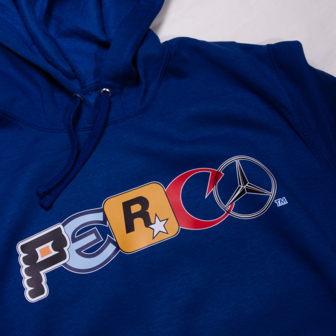 LOGOS BLUE HOODIE - Percocet Company