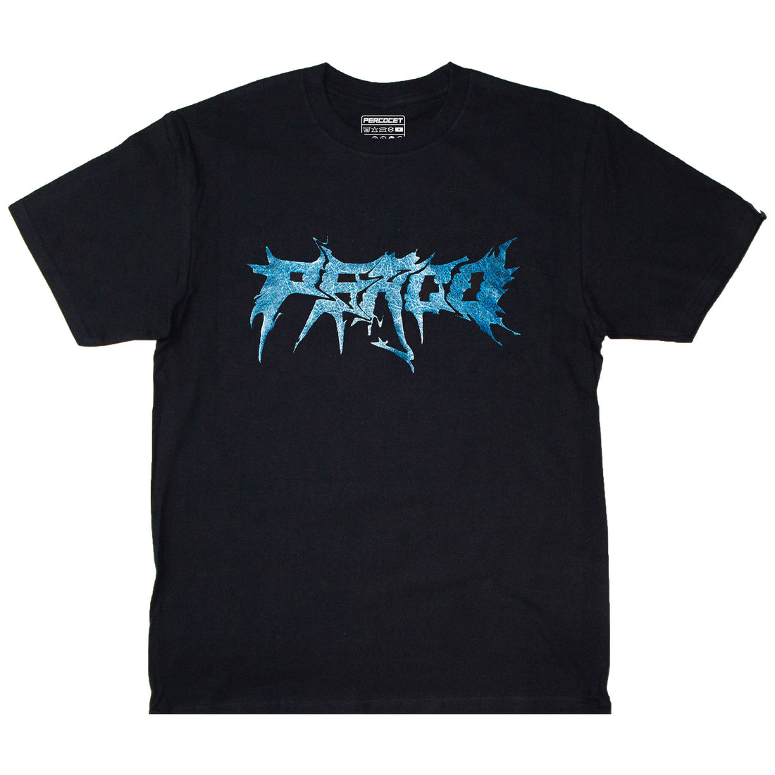 BLUE METAL TEE BLACK
