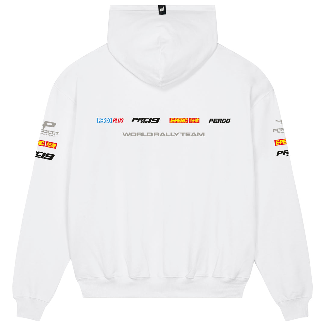 RALLY WHITE HOODIE