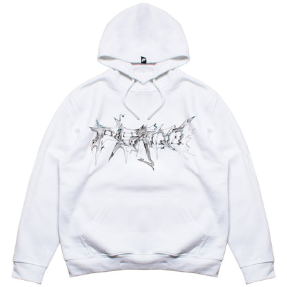METAL WHITE HOODIE
